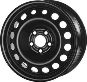 6,5X16 MW STEEL 16266 5/108 ET50 CH63,4 - Black