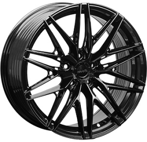 8,0X18 MONACO WHEELS FF4 5/112 ET45 CH66,5 - Gloss Black