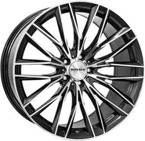 8,0X18 MONACO WHEELS GP2 5/112 ET30 CH66,5 - Anthracite / Polish