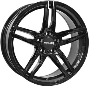 8,0X19 MONACO WHEELS GP1 5/112 ET35 CH66,5 - Gloss Black