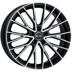 9,0X21 MAK SPECIALE 5/112 ET42 CH57,1 - Gloss Black / Polished