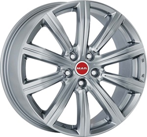 9,5X22 MAK BIRMINGHAM 5/112 ET31 CH66,45 - Silver