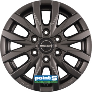 BORBET CW6 7.5X18 6X130 ET47 84.1 MISTRAL ANTHRACITE GLOSSY KBA-52578 498035