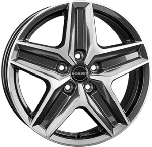 BORBET CWZ 6X17 5X112 ET30 66.5 MISTRAL ANTHRACITE GLOSSY POLISHED KBA-- 498263