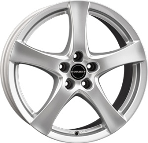 BORBET F 6X15 4X100 ET35 64 BRILLIANT SILVER KBA-49602 M+S 8135637