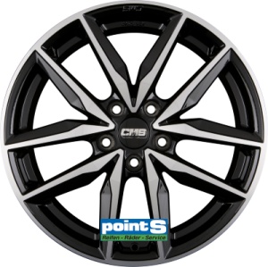 CMS C28 7X17 5X112 ET49 57.1 DIAMOND BLACK GLOSS KBA-52366 M+S