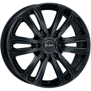 Mak Safari 6 Gloss Black CB84 6/130 18x8 ET53