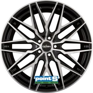 OXIGIN 25 7.5X18 5X108 ET52 63.4 SCHWARZ GLANZ VOLLPOL.