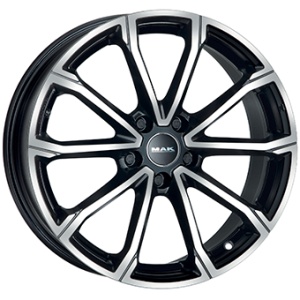 6,5X17 MAK DAVINCI 5/100 ET39 CH57,1 - Gloss Black / Polished