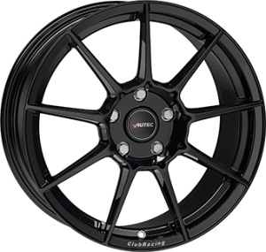 7,5X17 AUTEC CLUB RACING 4/100 ET38 CH70 - Gloss Black