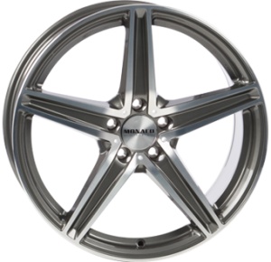 8,0X18 MONACO WHEELS MC3 5/112 ET45 CH66,5 - Anthracite / Polish
