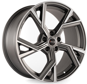 8,5X19 AVUS AF20 5/112 ET48 CH57,1 - Dull Anthracite / Polish