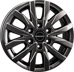 BORBET CW6 6.5X17 6X130 ET54 84.1 MISTRAL ANTHRACITE GLOSSY POLISHED KBA-55609 4982