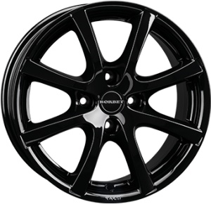BORBET LV4 5.5X14 4X100 ET35 64 BLACK GLOSSY KBA-47929 M+S 8101604