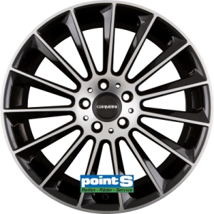 CARMANI 17 8X18 5X114.3 ET40 72.6 SCHWARZ GLANZ VOLLPOL.