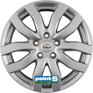 CMS C22 6.5X16 5X120 ET52 65.1 RACING SILVER KBA-50815 M+S
