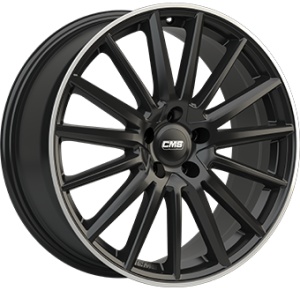CMS C23 8X20 5X114.3 ET48 67.2R DIAMOND RIM BLACK GLOSS KBA-52272 M+S