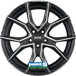 CMS C33 8X18 5X114.3 ET47 67.2R DIAMOND BLACK GLOSS KBA-54247 M+S