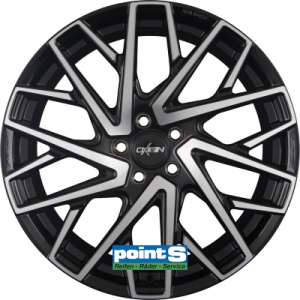 OXIGIN 28 8.5X19 5X114.3 ET45 72.6 SCHWARZ GLANZ VOLLPOL.