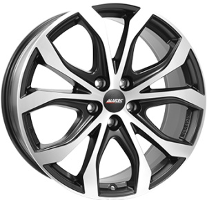 9,0X20 ALUTEC W10 5/120 ET43 CH65,1 - Dull Black / Polished
