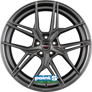 BORBET QX 8X19 5X112 ET49 66.5 HYPER BLACK SILVER KBA-53964 M+S 498031