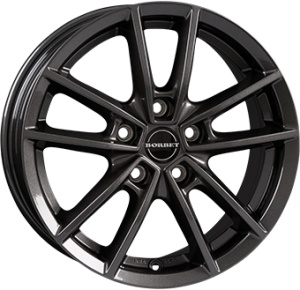 BORBET W 7X17 5X108 ET45 63.3 MISTRAL ANTHRACITE GLOSSY KBA-52929 M+S 498703
