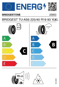 BRIDGESTONE TURANZA AS 6 Enliten XL 225/40 R19 - Img 4