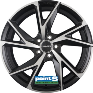 CARMANI 23 8.5X19 5X114.3 ET40 72.6 SCHWARZ GLANZ VOLLPOL.