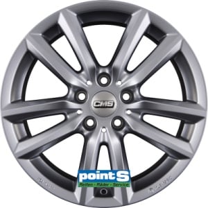 CMS C27 6X16 5X100 ET45 57.1 RACING SILVER KBA-53255 M+S