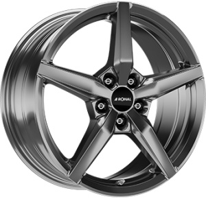 8,0X18 RONAL R69 5/112 ET57 CH66,5 - Gloss Gray