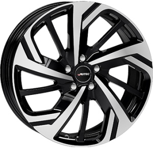 9,0X19 AUTEC RIXON 5/112 ET49 CH66,5 - Gloss Black / Polished