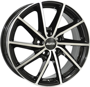 ALUTEC SINGA 6X16 4X100 ET43 54.1 DIAMOND-BLACK FRONTPOLISHED KBA-50804 M+S