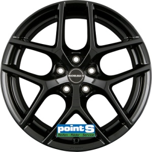 BORBET Y 8.5X20 5X112 ET45 66.5 BLACK GLOSSY KBA-55064 M+S 498044