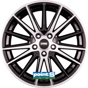 CMS C23 9X18 5X112 ET44.1 66.5 DIAMOND BLACK GLOSS KBA-53520 M+S
