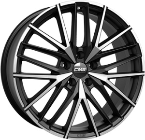 CMS C36 8X18 5X112 ET30 66.5 DIAMOND MATT BLACK KBA-55383 M+S