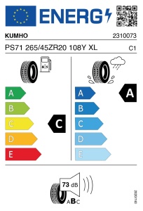 KUMHO 265/45 ZR20 108Y XL ECSTA PS71 SUV - Img 4