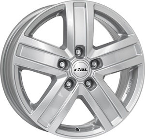RIAL TRANSPORTER 6X15 5X118 ET68 71.1 POLAR-SILVER KBA-49737 M+S