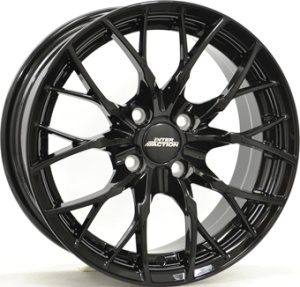 7,0X15 INTER ACTION FLASH 4/100 ET38 CH73,1 - Gloss Black