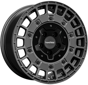 7,5X17 SUPERMETAL RIG 5/108 ET45 CH65,1 - Dull Anthracite