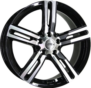 7,5X18 IA KARGIN 5/108 ET45 CH65,1 - Gloss Black / Polished