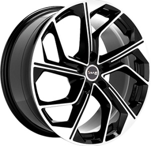 8,0X18 AVUS AC-522 5/120 ET50 CH65,1 - Gloss Black / Polished