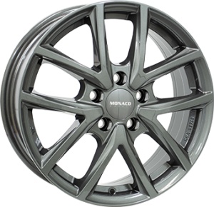 8,0X19 MONACO WHEELS CL2 5/108 ET45 CH63,4 - Anthracite Dark