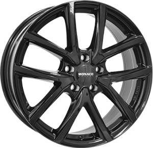8,0X19 MONACO WHEELS CL2 5/112 ET30 CH70,1 - Gloss Black