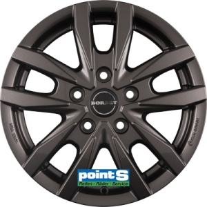 BORBET CW5 7.5X18 5X118 ET53 71.1 MISTRAL ANTHRACITE GLOSSY KBA-52488 M+S 498032