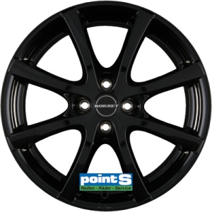 BORBET LV4 5.5X14 4X108 ET43 63.4 BLACK GLOSSY KBA-47929 M+S 8101610