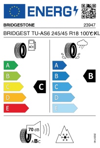 BRIDGESTONE TURANZA AS 6 Enliten XL 245/45 R18 - Img 3
