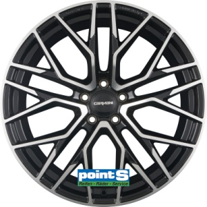 CARMANI 20 6.5X16 5X100 ET38 63.4 SCHWARZ GLANZ VOLLPOL.