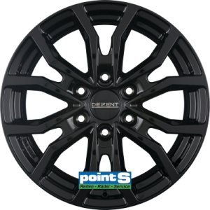 DEZENT KC BL 7.5X18 6X139.7 ET33 100.1 SCHWARZ GLŽNZEND. ECE
