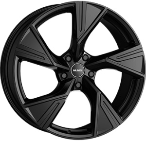 10,0X22 MAK STARK 5/112 ET17 CH66,45 - Gloss Black