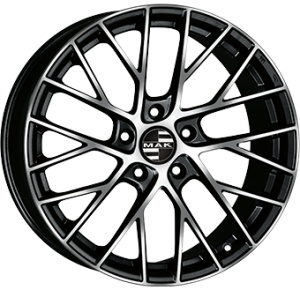 11,0X19 MAK MONACO-D 5/130 ET50 CH71,6 - Gloss Black / Polished